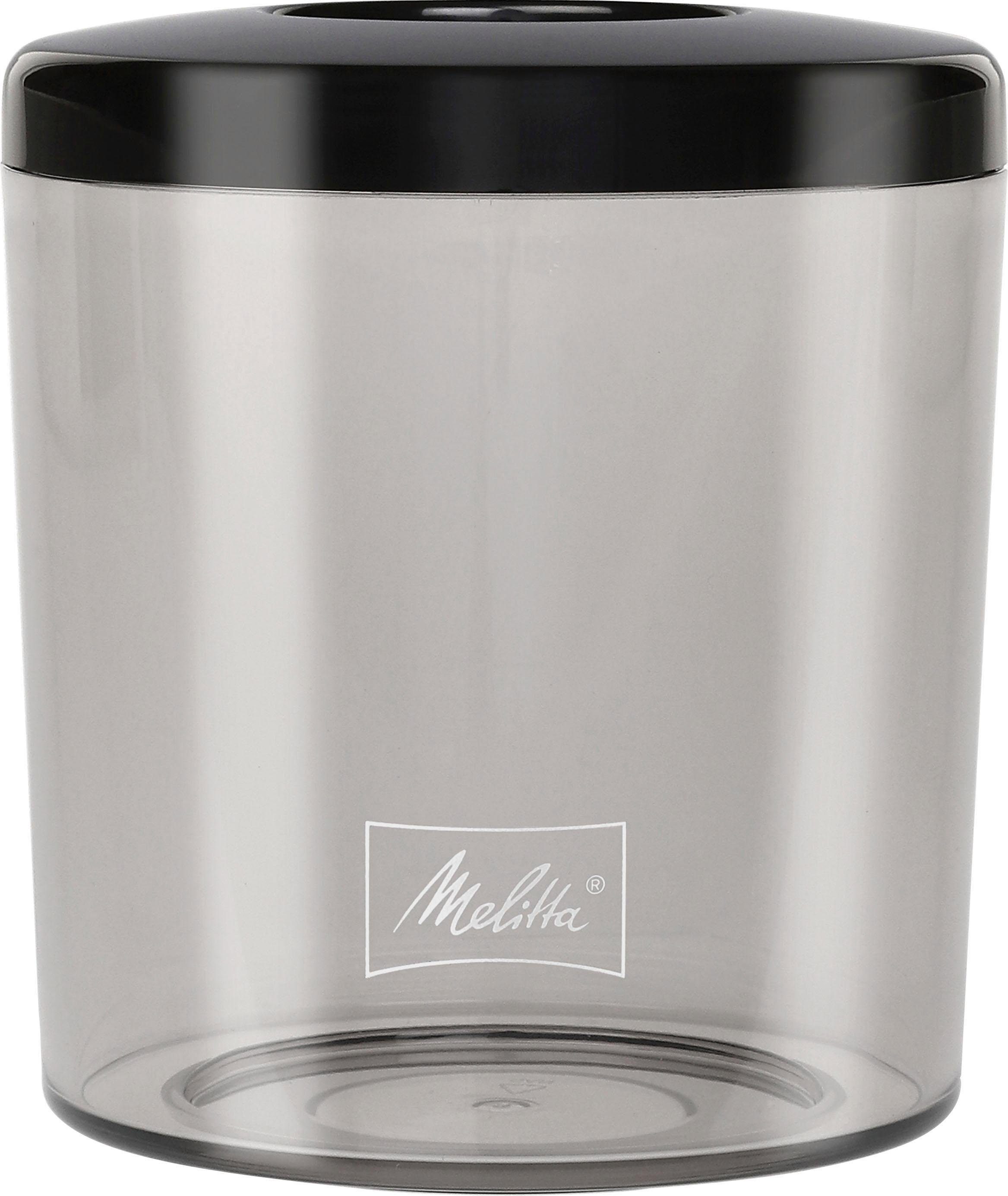 Melitta Kaffeemühle Calibra 1027-01 schwarz-Edelstahl, 160 W, Kegelmahlwerk, 375 g Bohnenbehälter