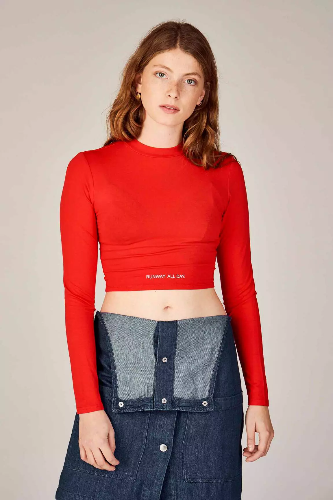Tally Weijl Crop Tops Femme couleur rouge
