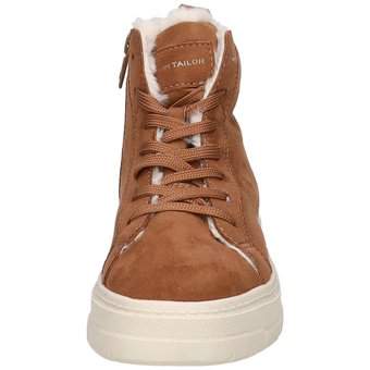Tom Tailor Sneaker Bootie in braun