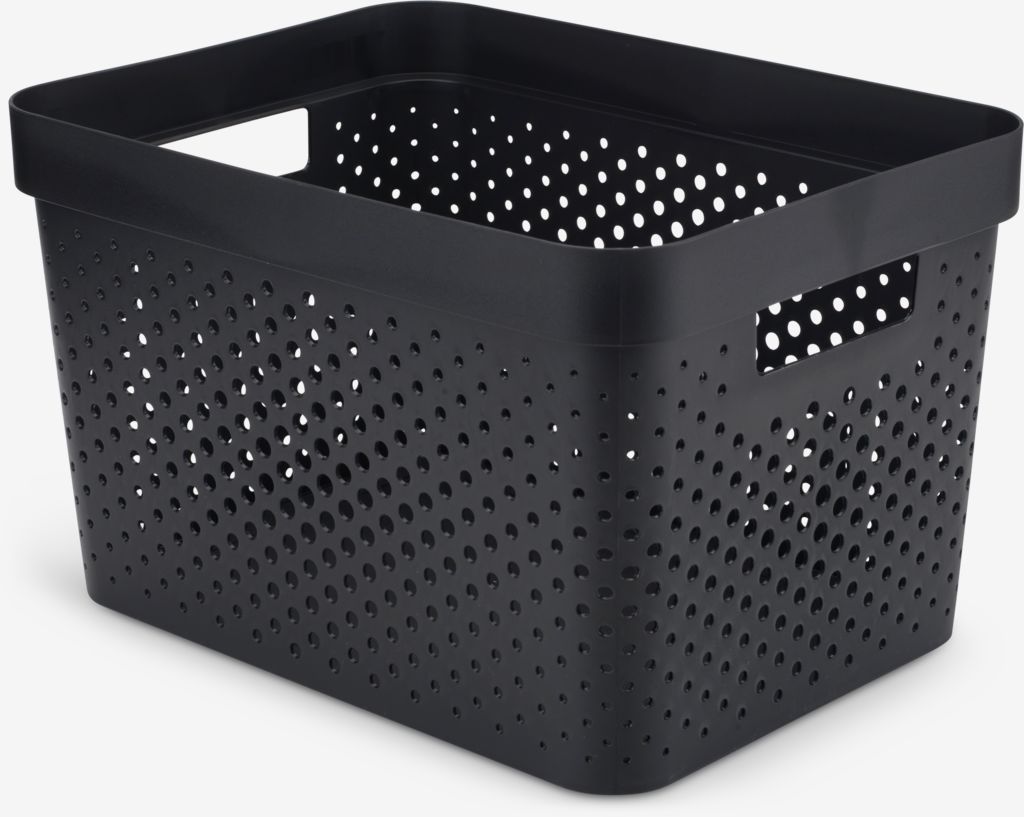 INFINITY INFINITY 17L cesta de plástico preta