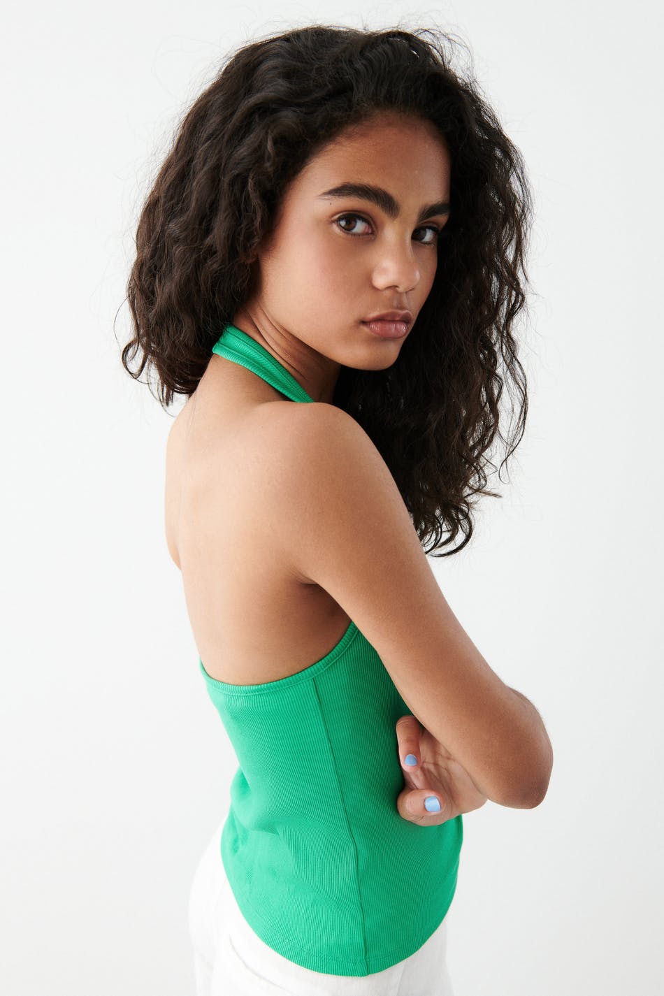 Y halterneck top