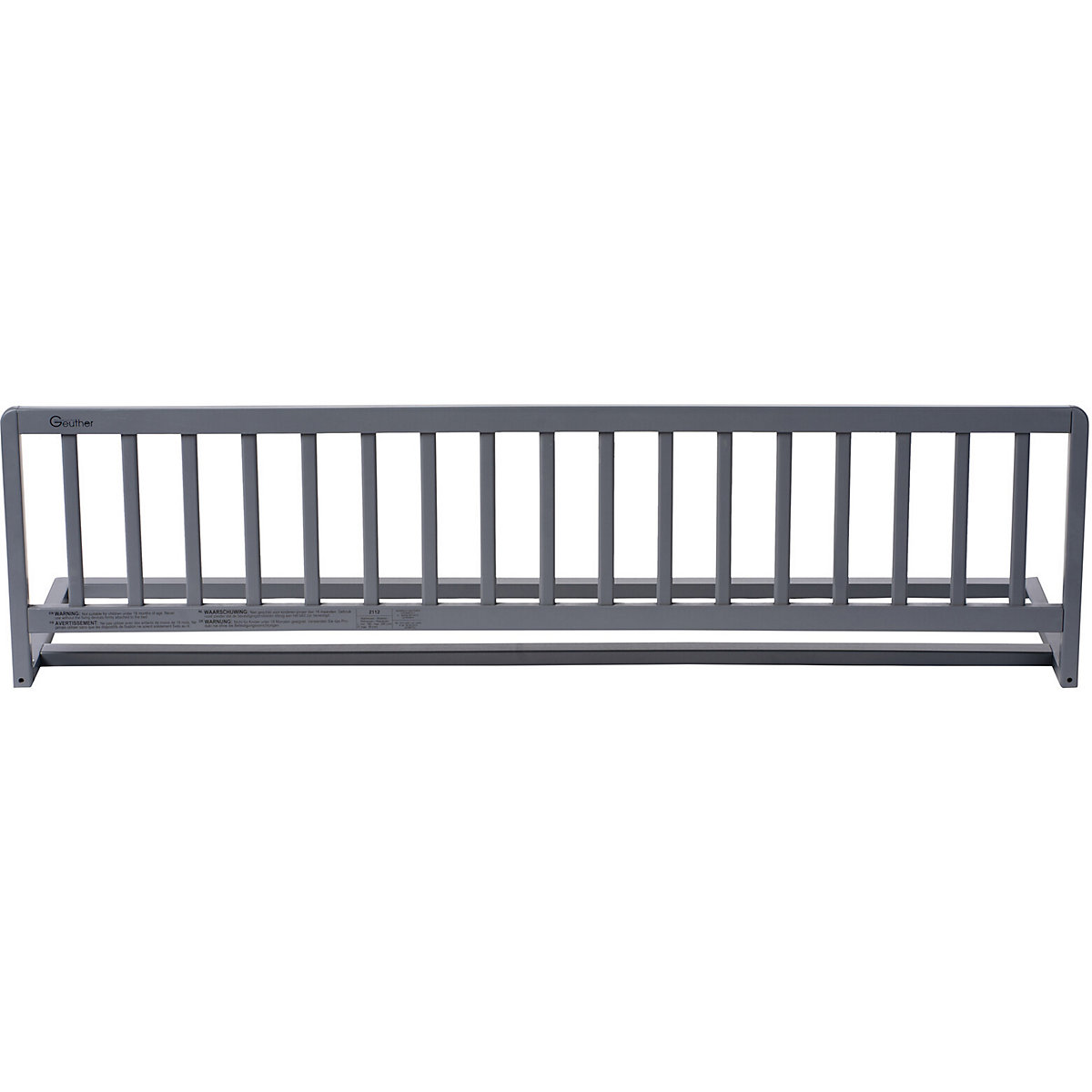 Bettschutzgitter in 140 cm, grau