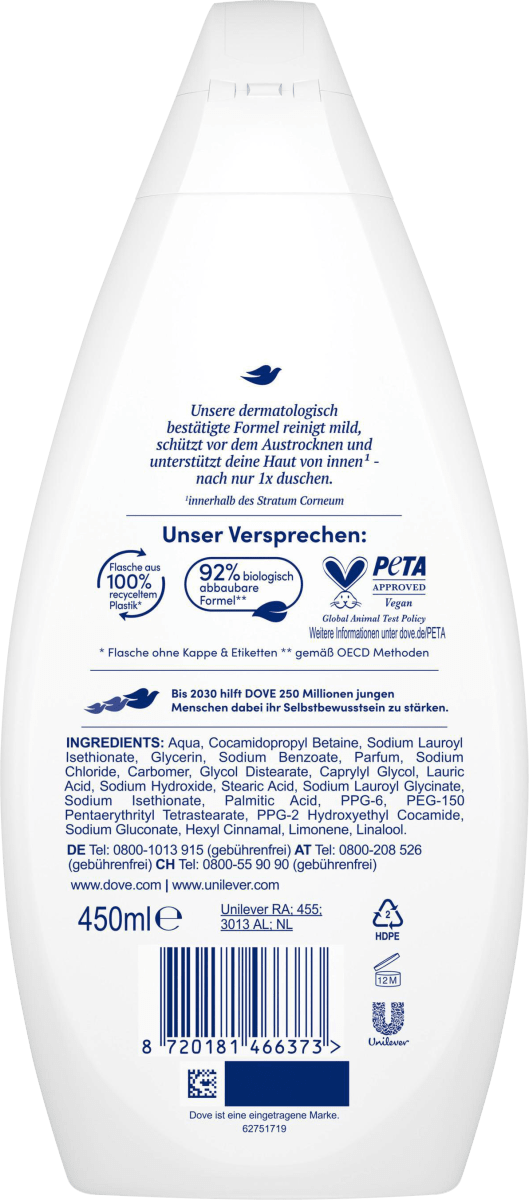 Pflegedusche Hydrate, 450 ml