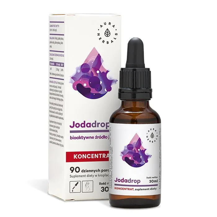 „Aura Herbals“ bioaktyvus jodo lašų šaltinis „Jodadrop“