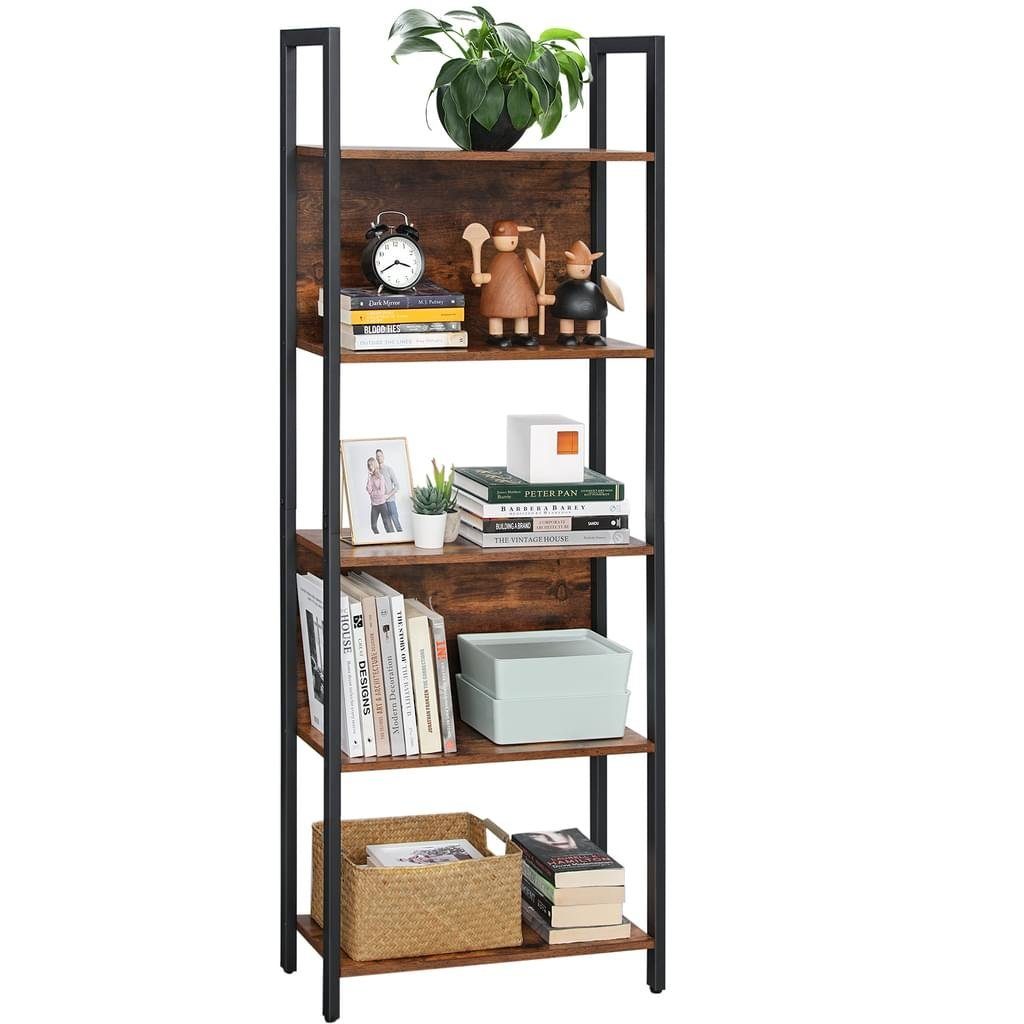 VASAGLE Bücherregal, Küchenregal, Standregal, multifunktional, 5/6 ebenen
