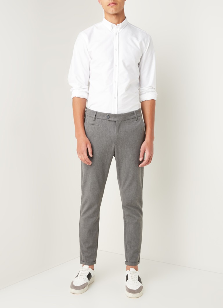Pantaloni Stretch Slim Fit Les Deux Como