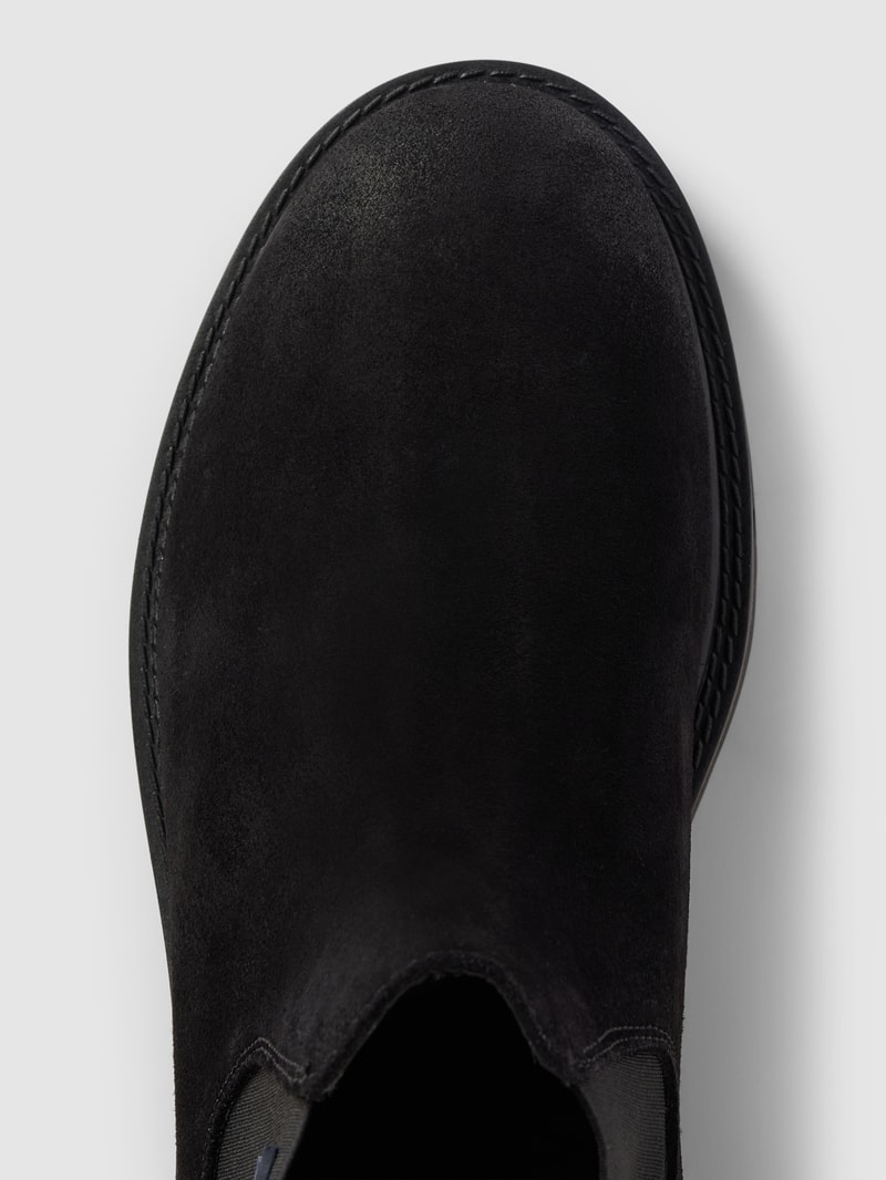 Chelsea Boots aus Leder in schwarz