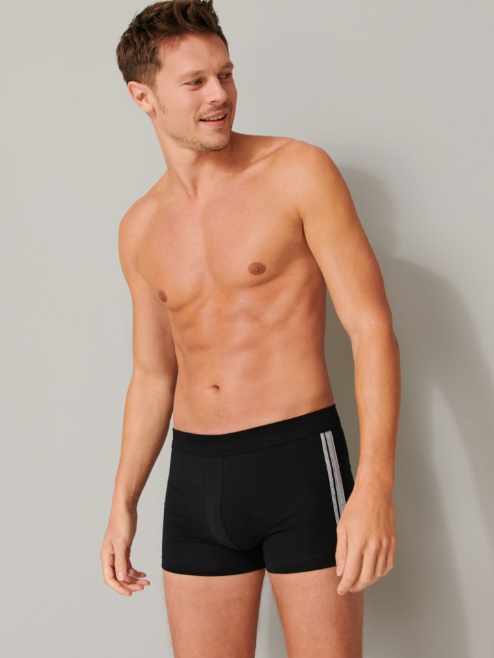 Schiesser Retro Boxer 95/5 Stretch in Schwarz günstig kaufen
