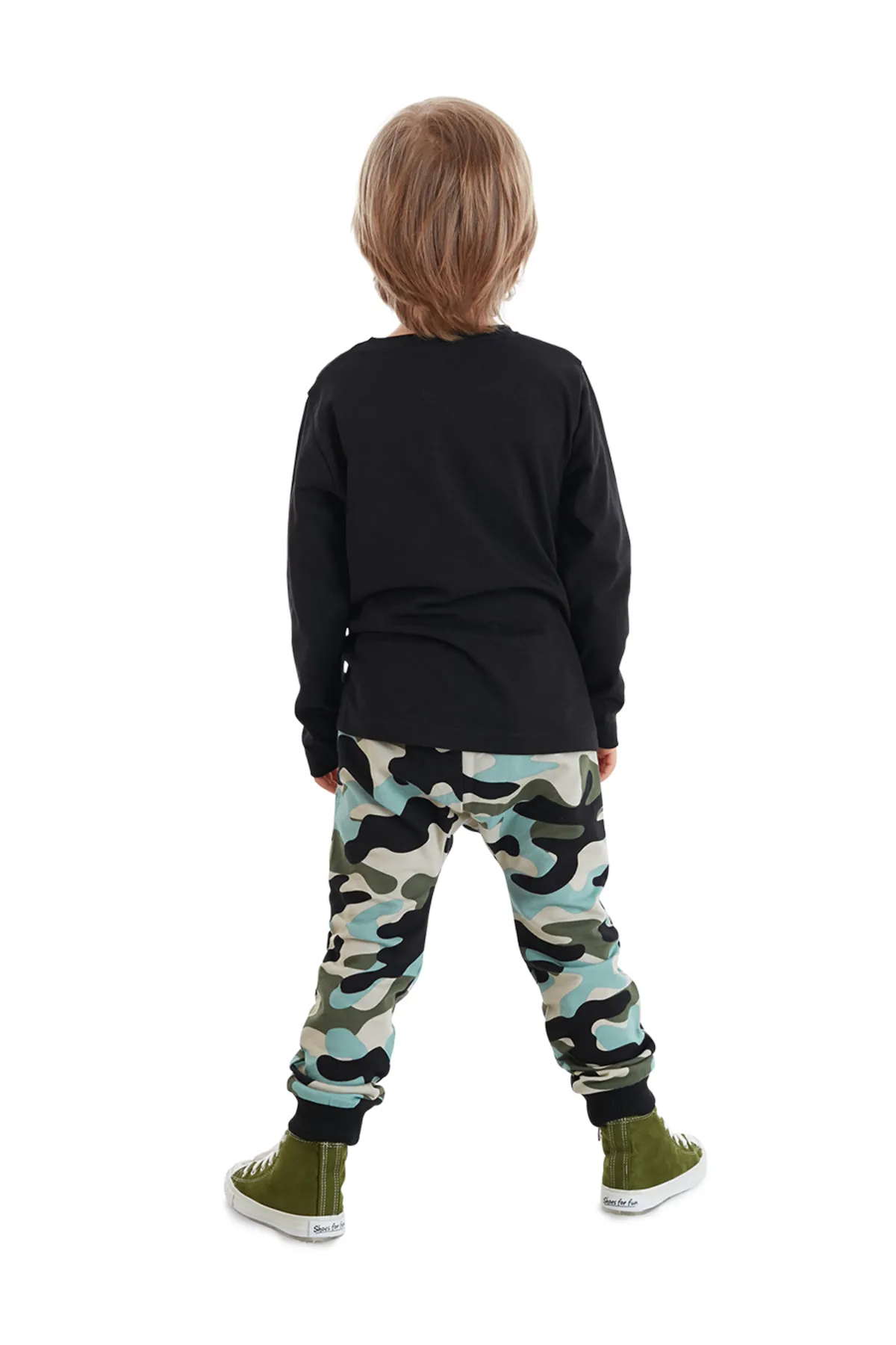 MSHB&G  Camouflage Tiger Boy T-Shirt-Hosen-Set