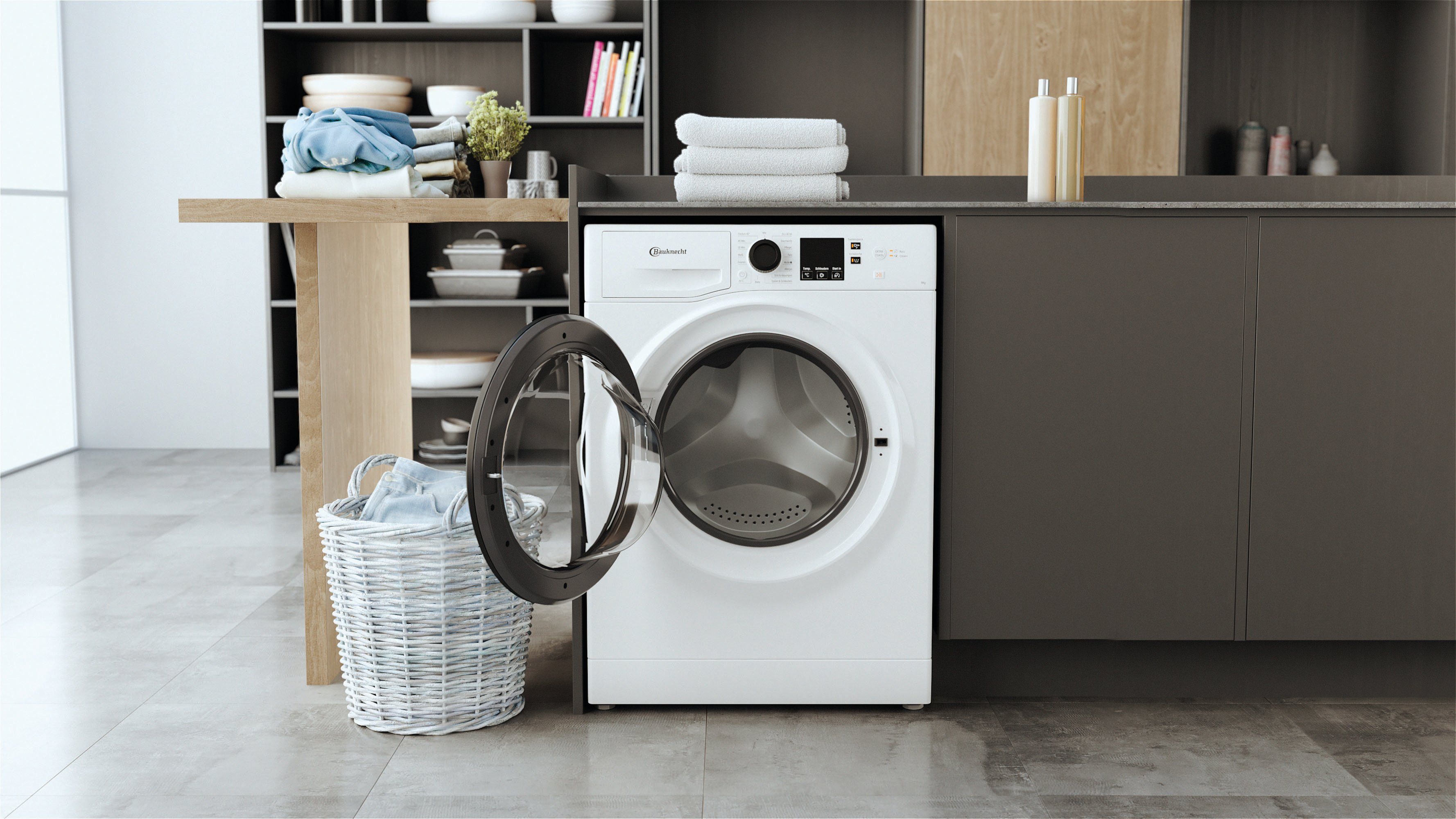 BAUKNECHT Waschmaschine Super Eco 945 A, 9 kg, 1400 U/min, 4 Jahre Herstellergarantie