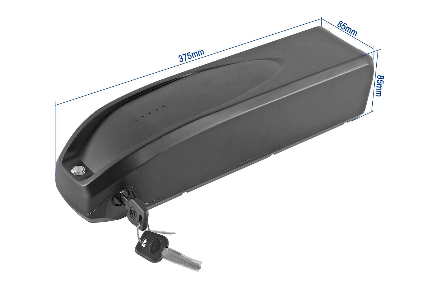 PowerSmart ZZ981004 E-Bike Akku Ersatz Downtube ZZ98 für BLAUPUNKT - 36V 14Ah (504Wh) - ZZ981004 - baugleich Prophete Art.-Nr. 326 Li-ion 14000 mAh (36 V)
