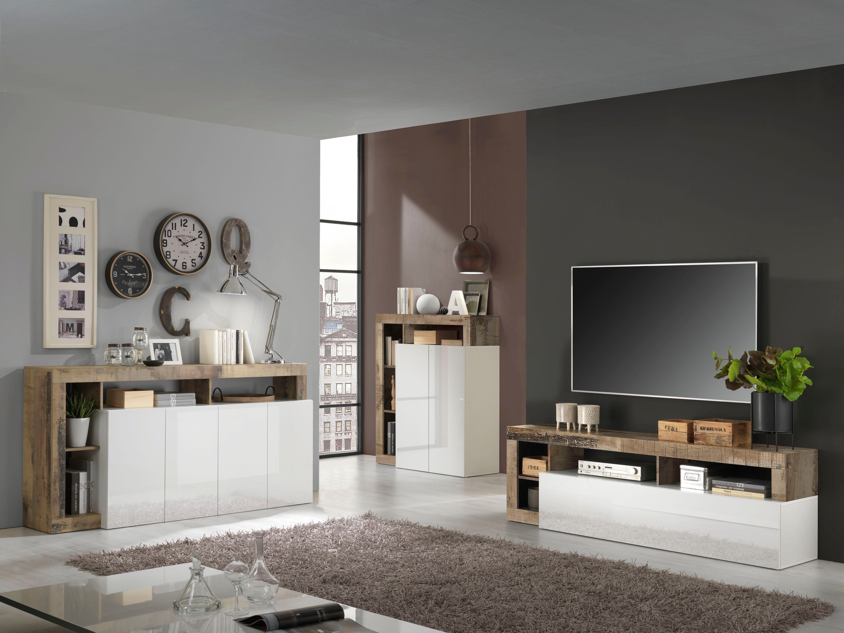 LC Highboard Hamburg, Breite 108 cm