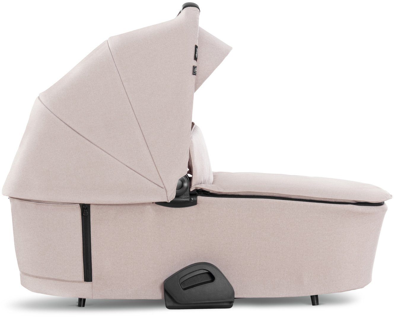Hauck Kombi-Kinderwagen Vision X, black/beige, (3-tlg), mit Babywanne und Sportwagenaufsatz