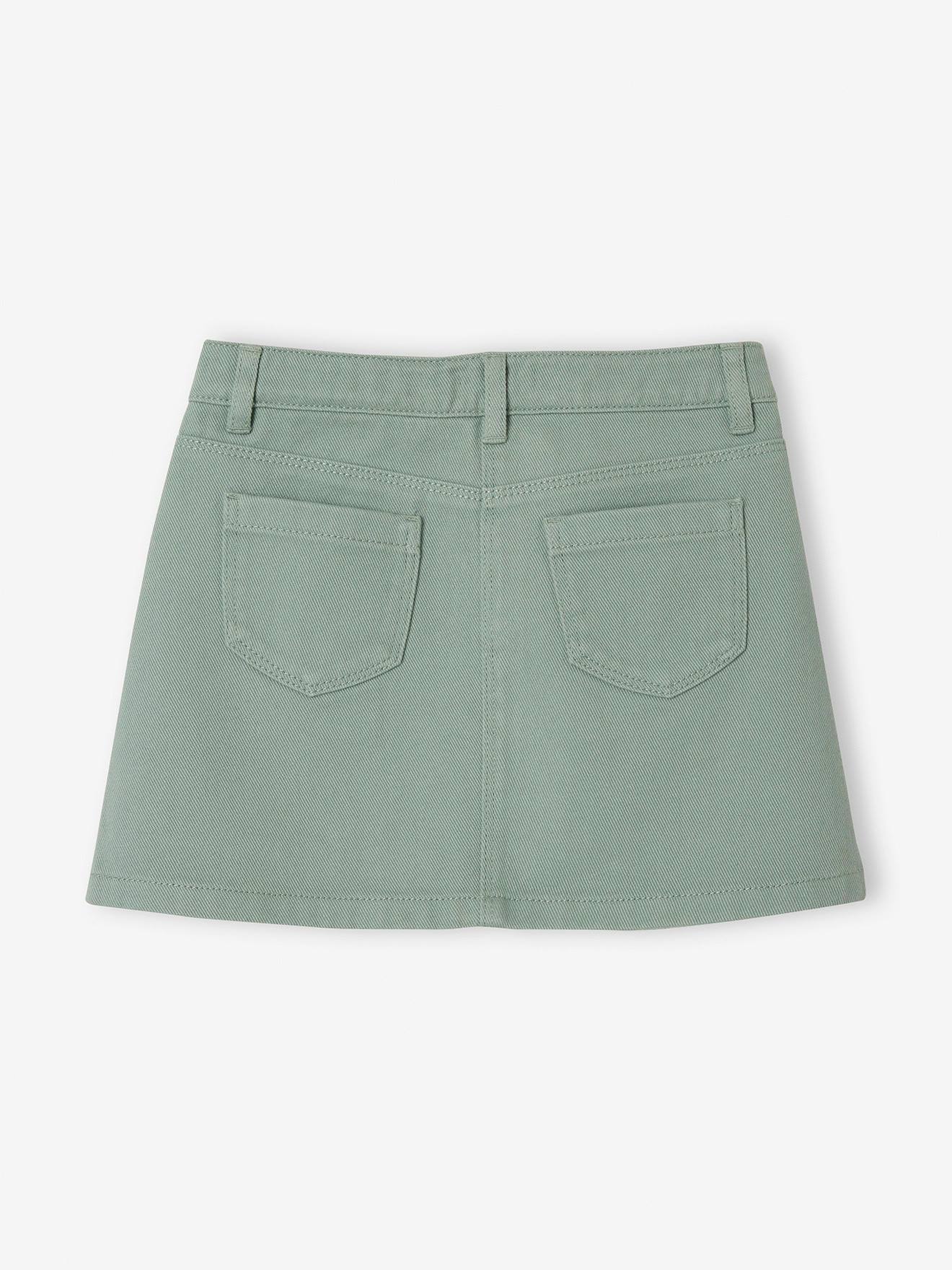 Vertbaudet Mädchen Rock BASIC Oeko-Tex - grün