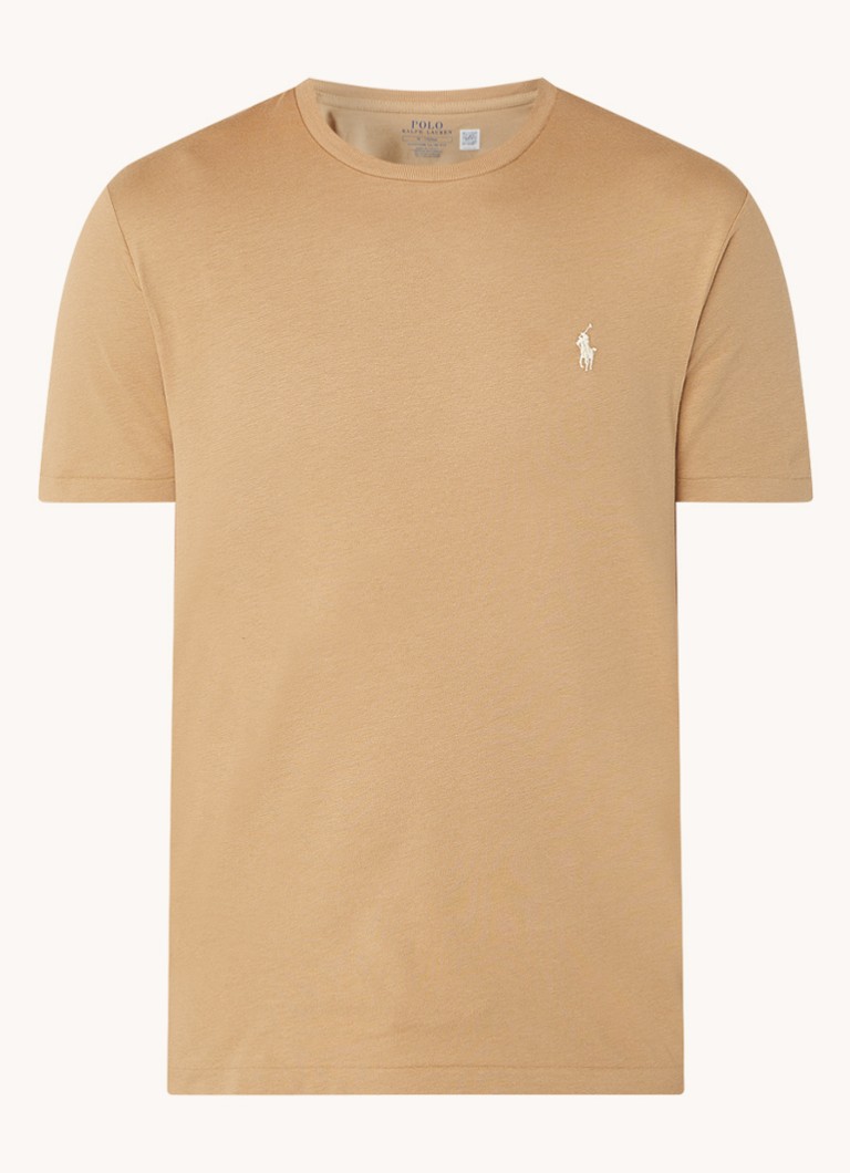 Ralph Lauren  Custom slim fit T-shirt met logoborduring