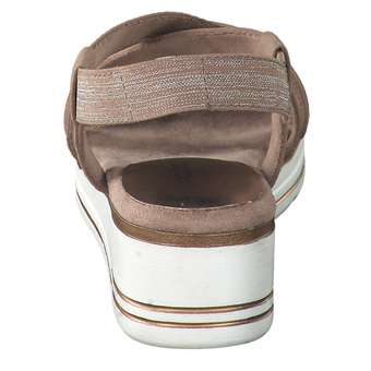 Marco Tozzi Earth Edition Keilsandale in rosa