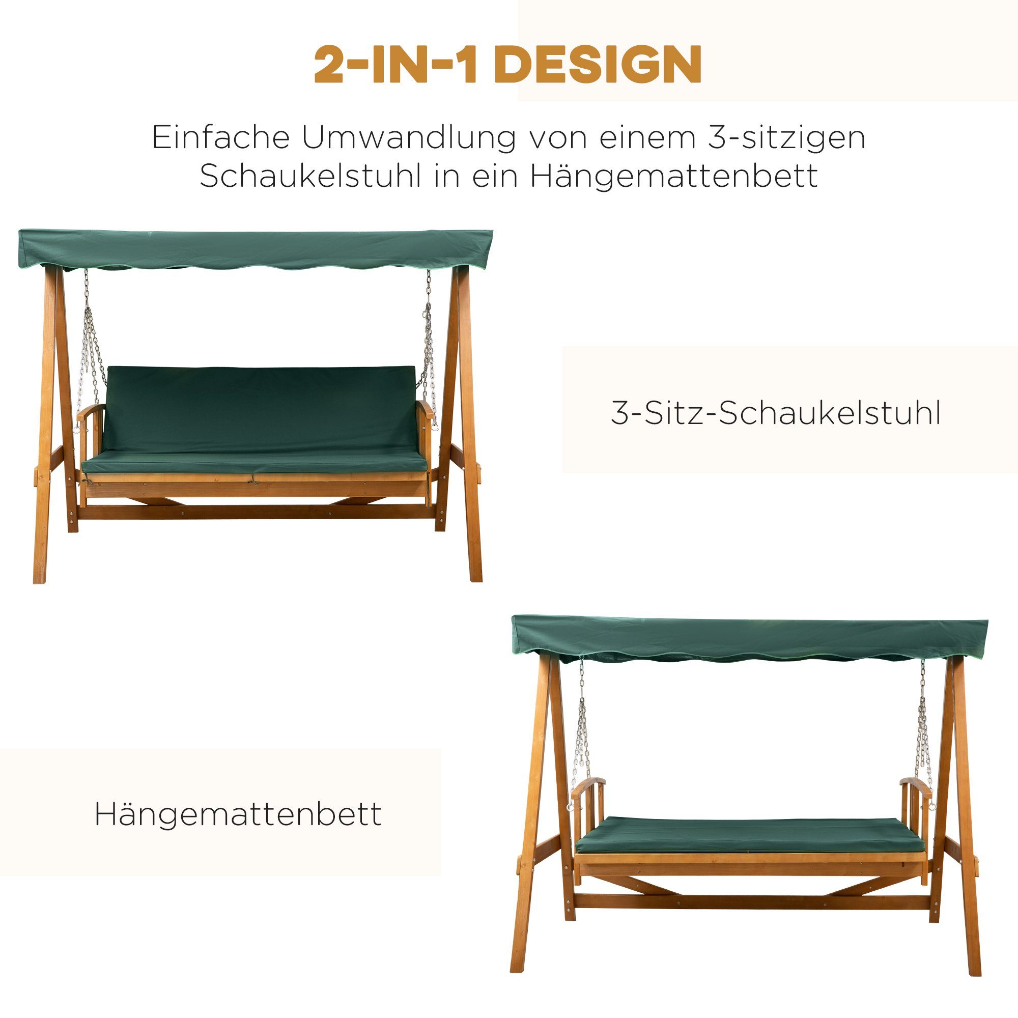 Outsunny Hollywoodschaukel