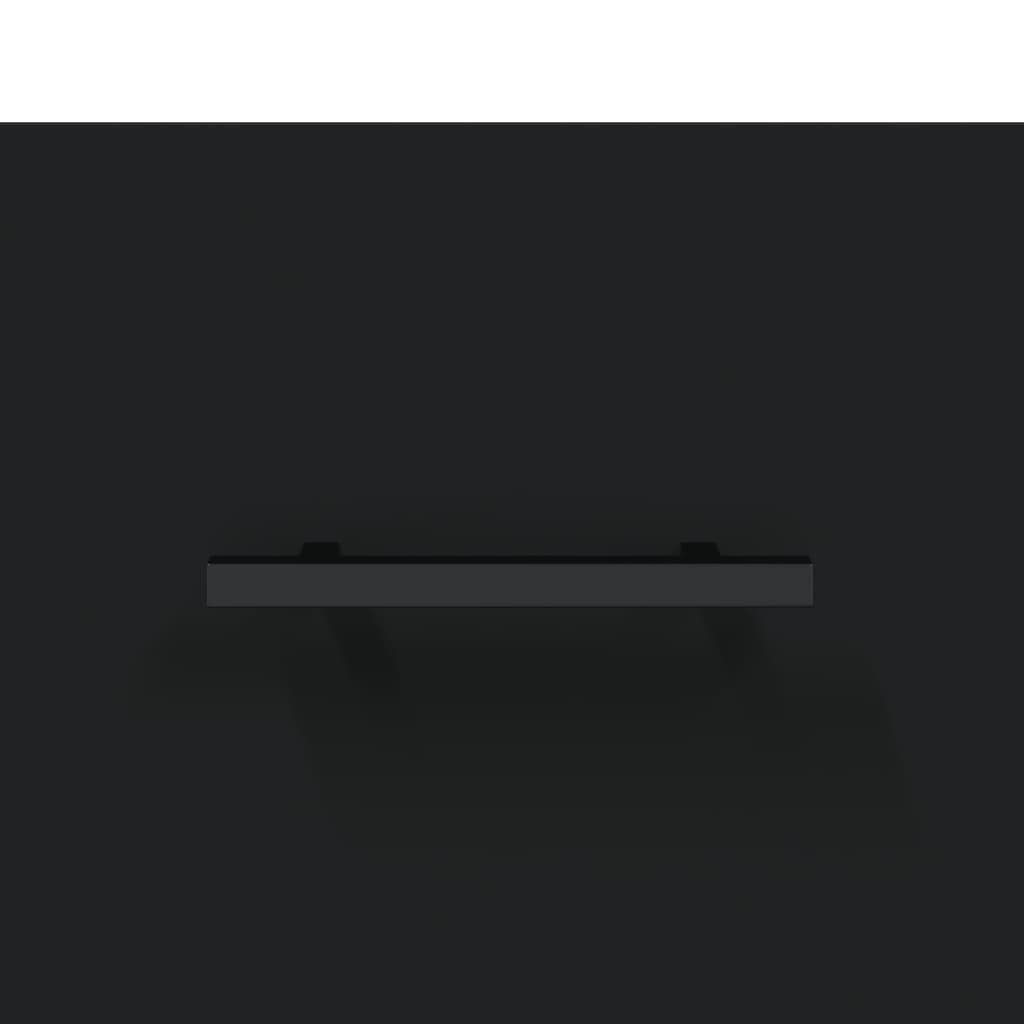 vidaXL Sideboard Sideboard Schwarz 69,5x34x90 cm Holzwerkstoff (1 St)