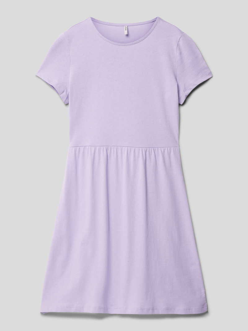 Kleid mit Rundhalsausschnitt Modell 'STELLA' in flieder