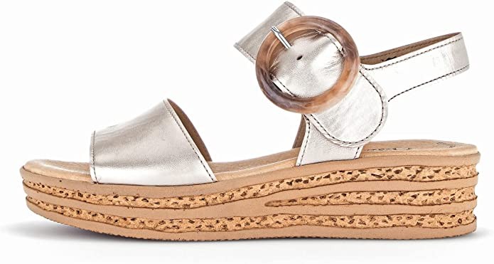 GABOR Klassische Sandalen silber