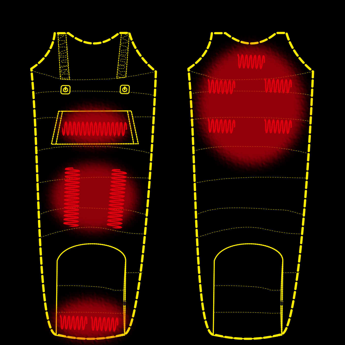 il Lago Red Level Schlafsack Feuerland (beheizt)
