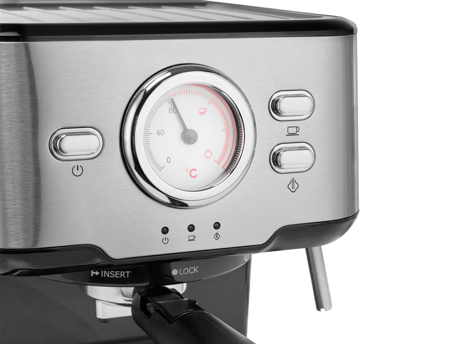 Setpoint Siebträgermaschine, italienische Siebdruck Kaffee & ESE Espresso-Maschine & Milchkännchen