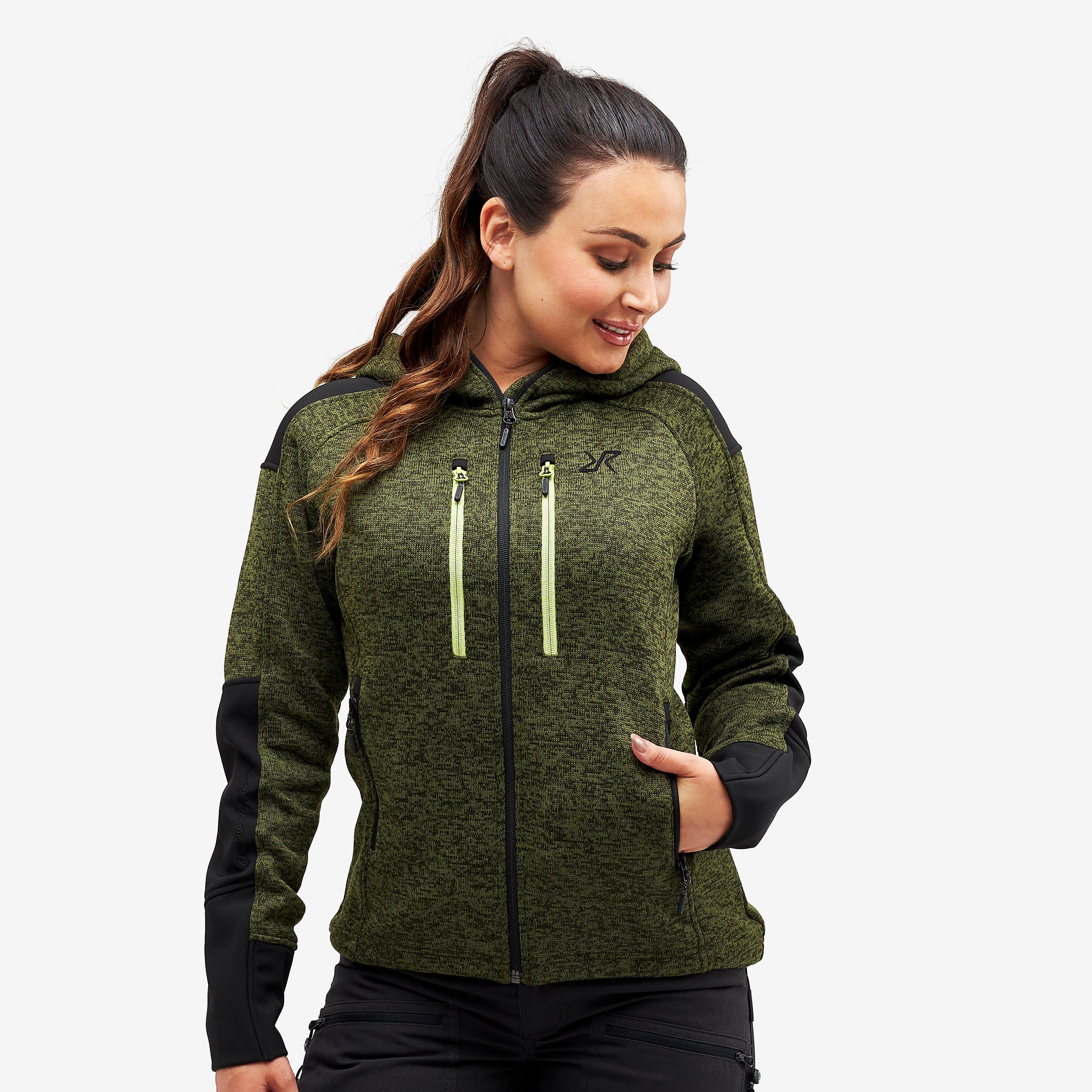 Tornado Hoodie Femme Olive Green