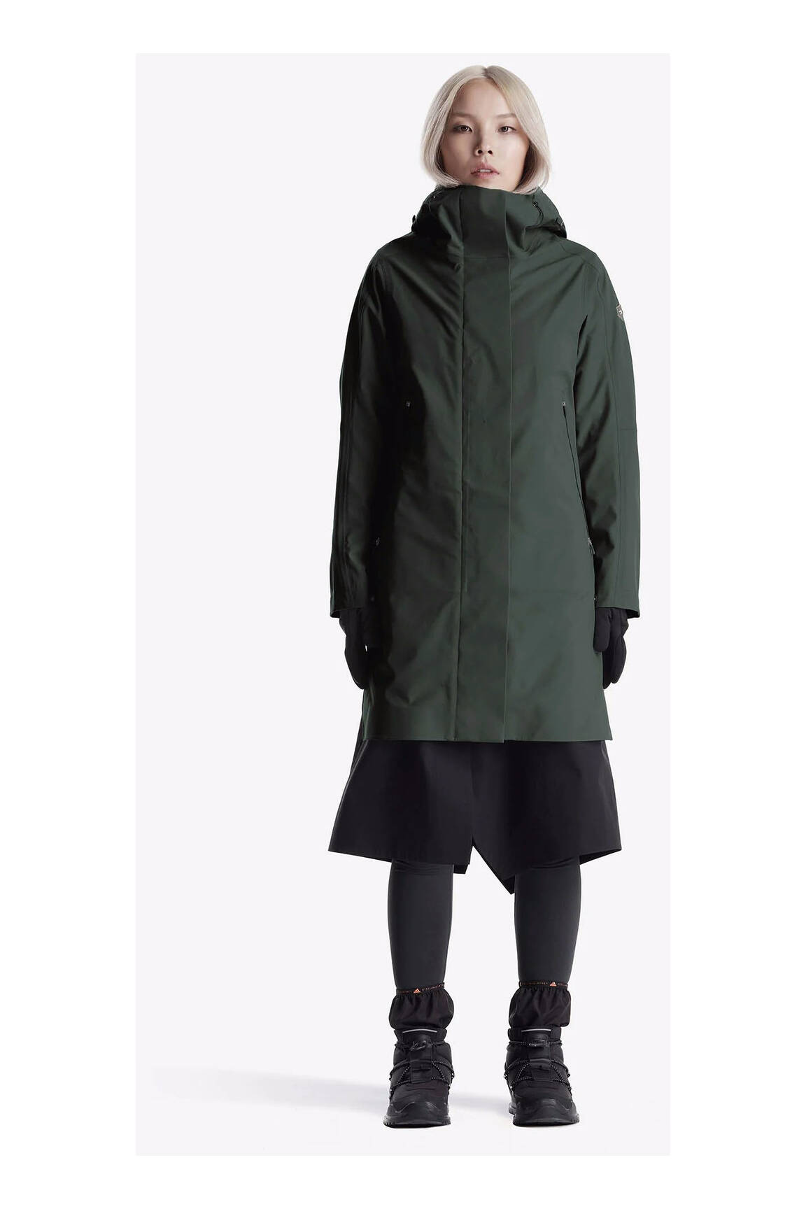 Krakatau Parkas Femme couleur vert