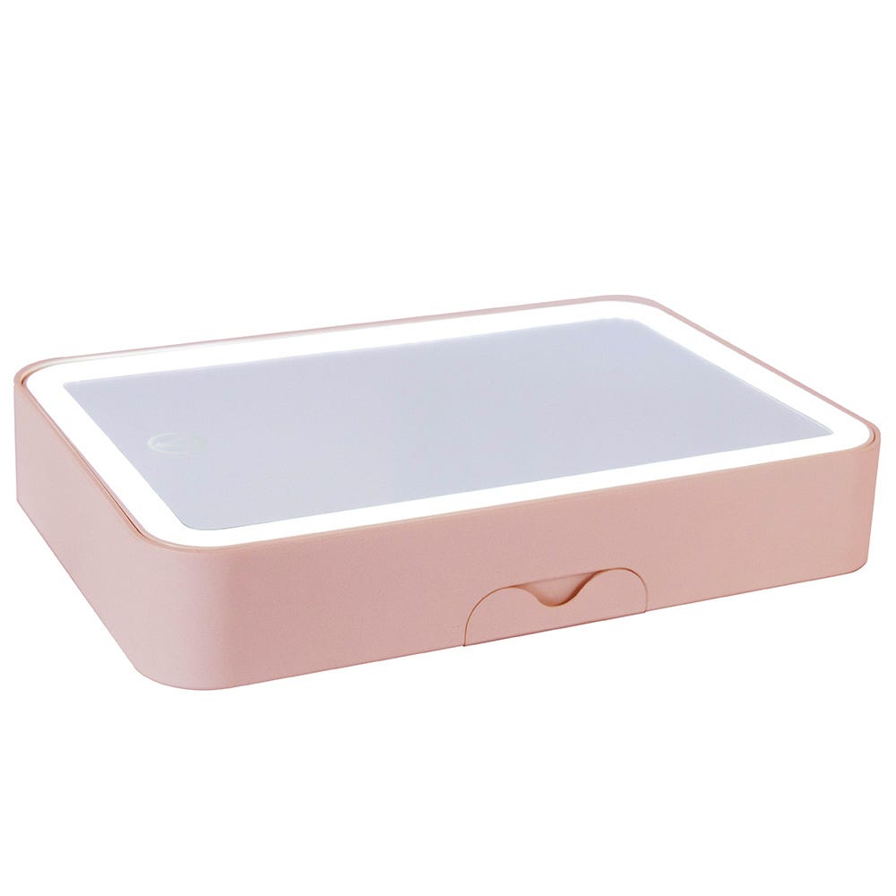 Ailoria Belle Beautycase mit LED Spiegel Rose