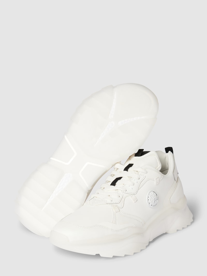 Sneaker in Two-Tone-Machart Modell 'MASSA' in weiß
