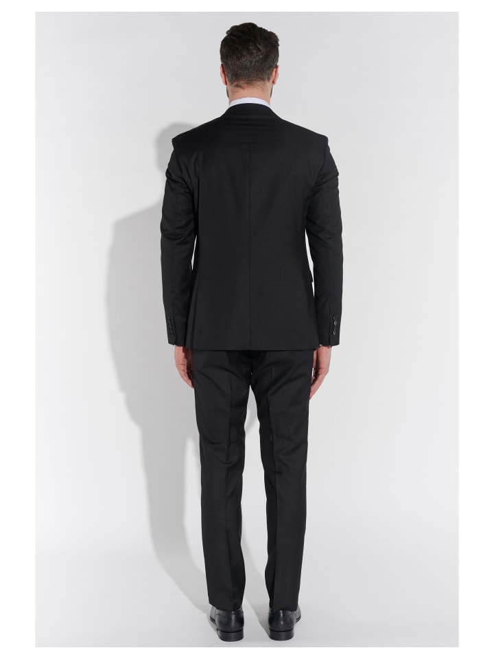 Steffen Klein Anzug SLIM FIT in schwarz günstig kaufen