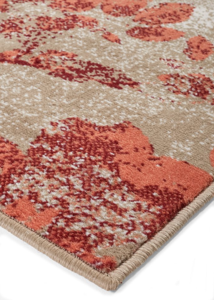 Teppich mit Blättermotiv