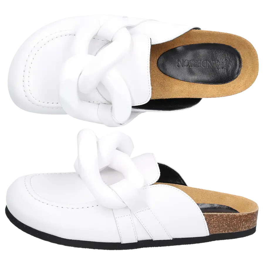 JW. Anderson - Slipper AN35004A Kalbsleder - weiß