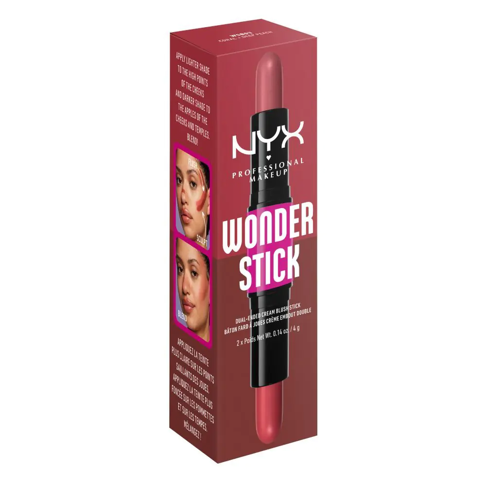 NYX Wonder Stick kreminis skaistalas Coral + Deep Peach