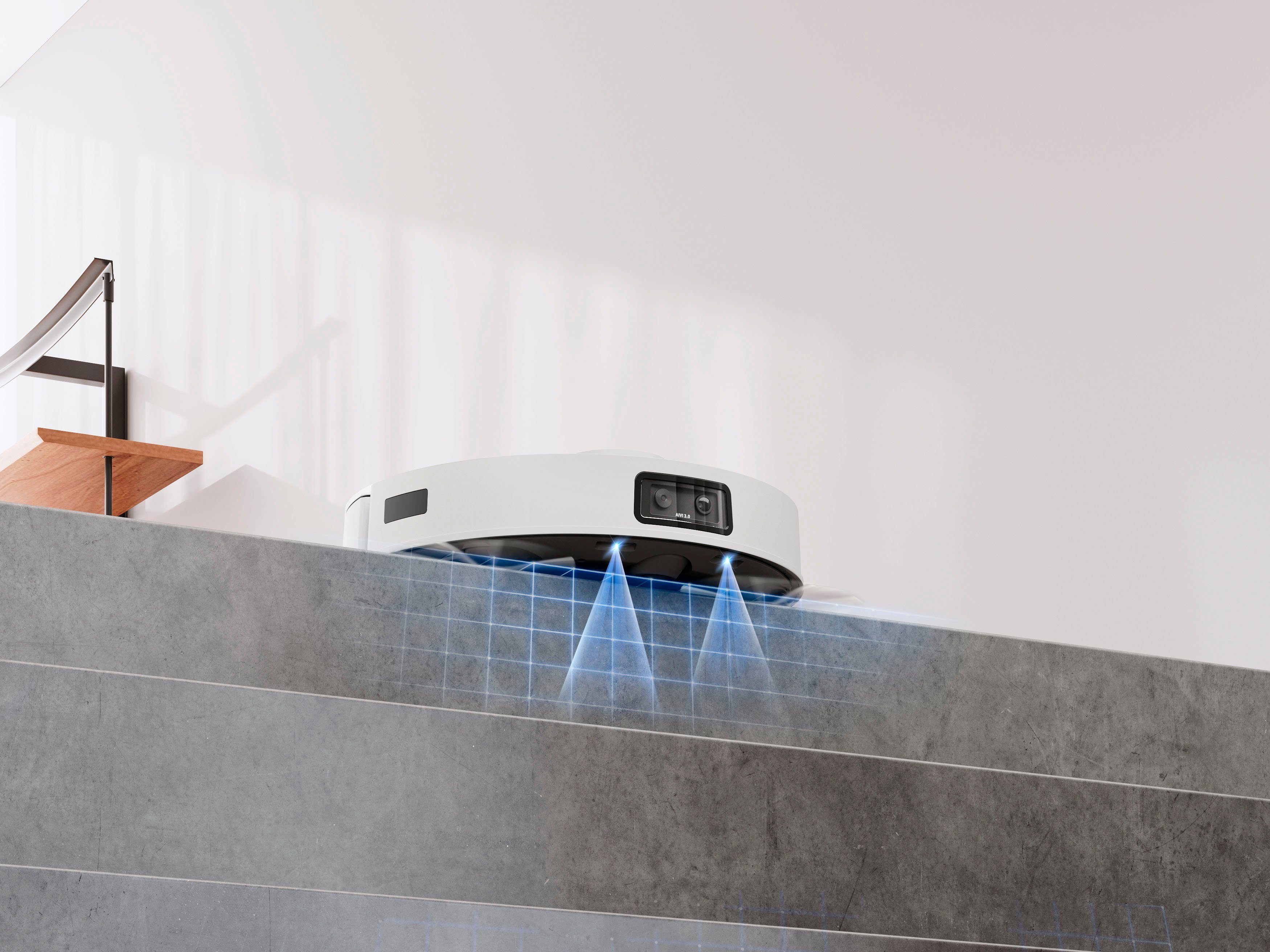ECOVACS Nass-Trocken-Saugroboter DEEBOT T10, 45 W, 3000PA, DToF-Laser, KI Hinderniserkennung, für alle Fussbodenarten