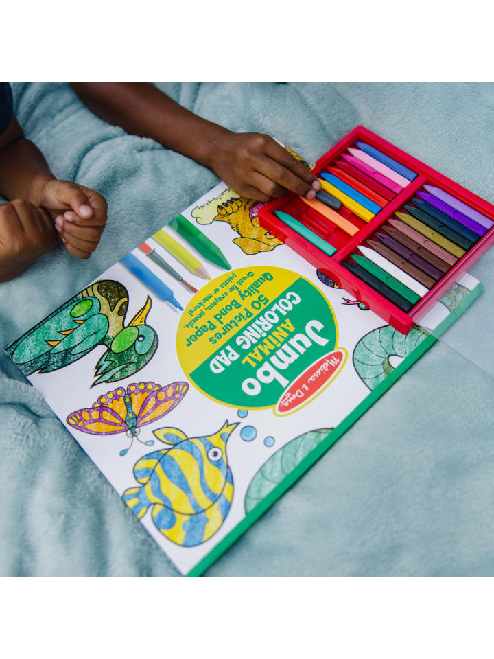 Melissa & Doug Jumbo Malblock– Tiere günstig kaufen onesize