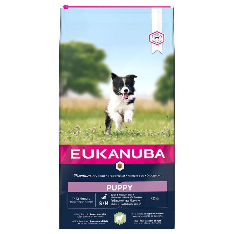 Eukanuba Puppy Small & Medium Breed Lamm & Reis