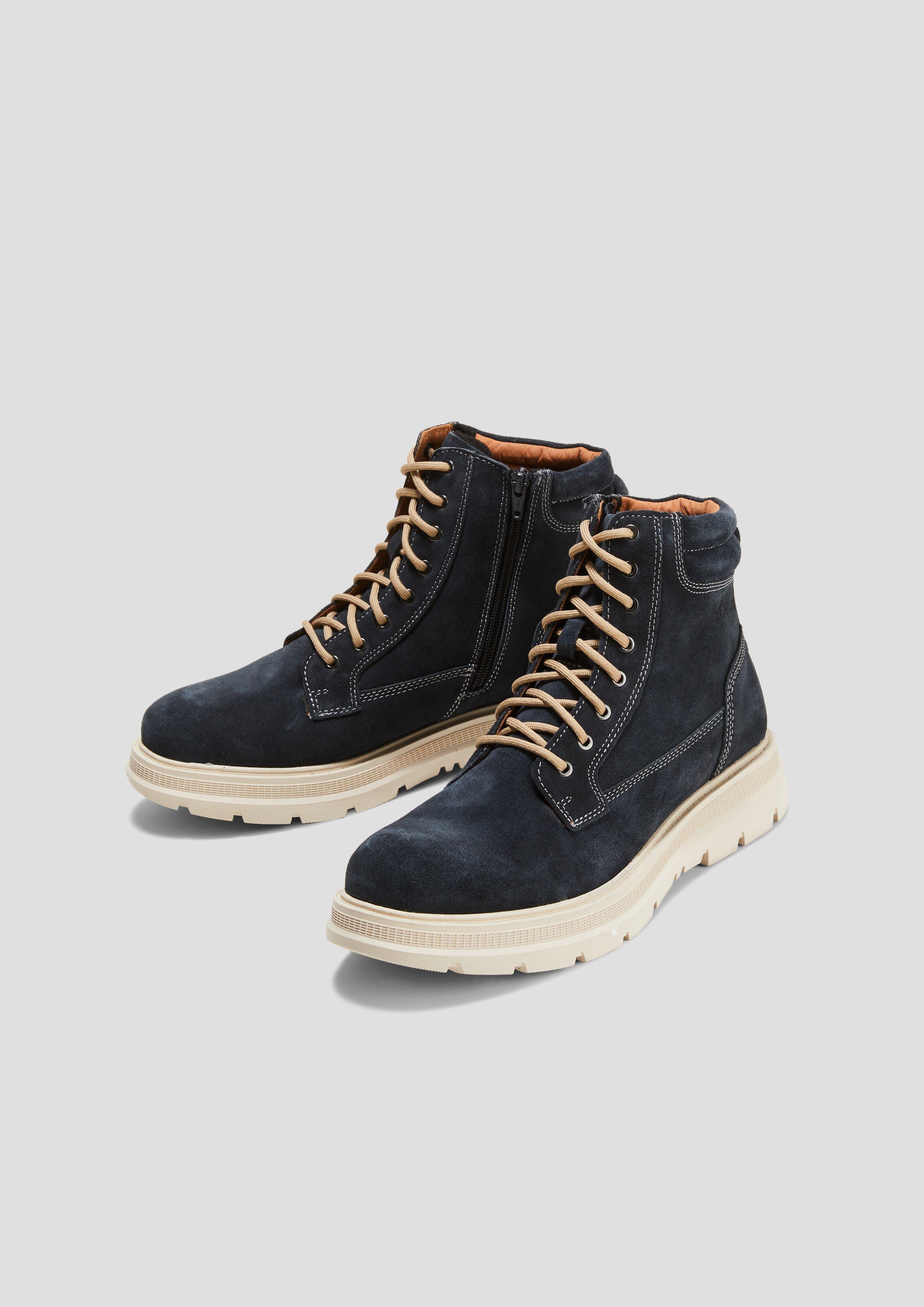 Gefütterte Boots aus Leder  6008612-805