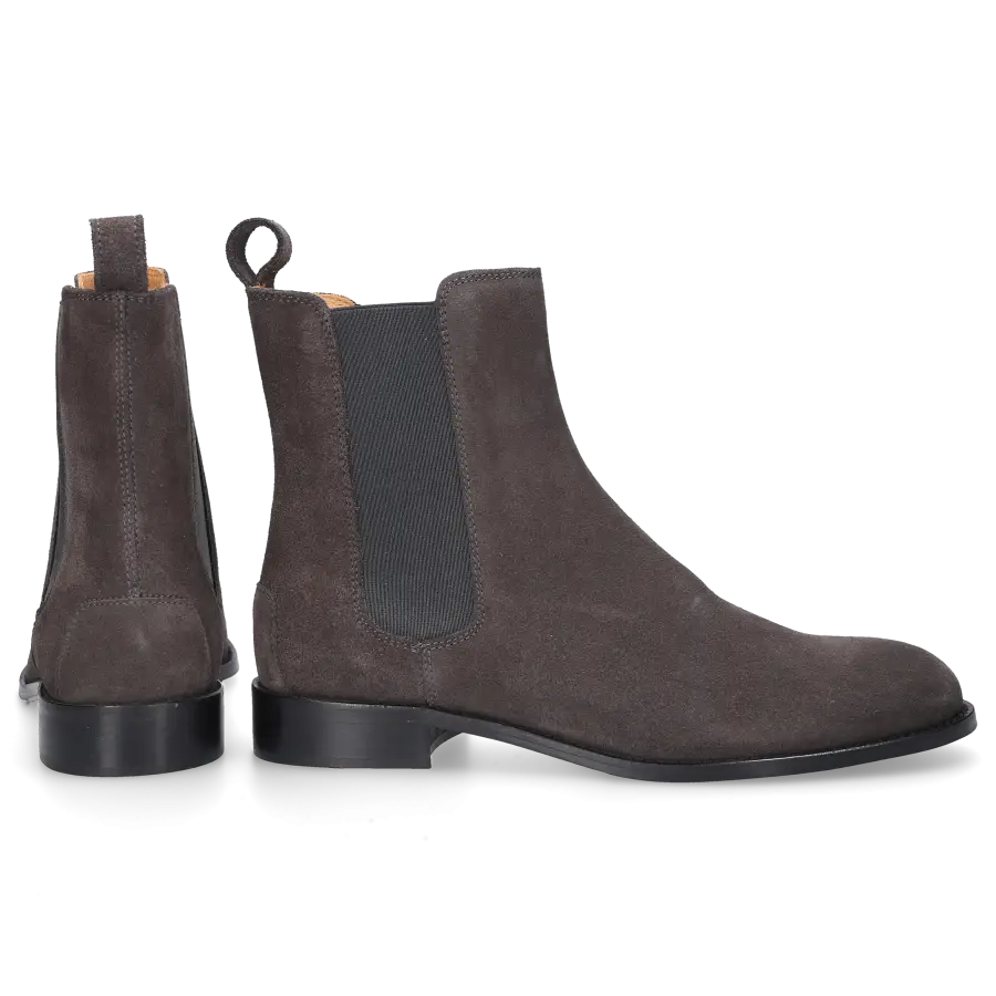 EN AVANT - Chelsea Boots D0600003/417 Veloursleder - grau