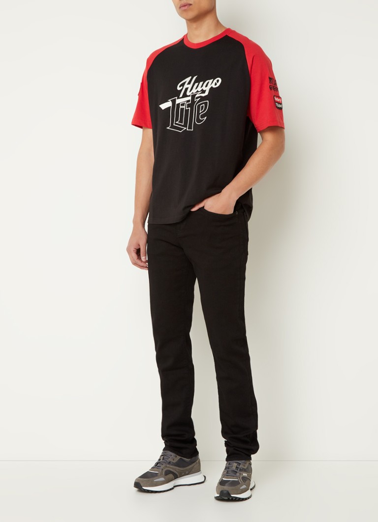 Koszulka HUGO BOSS Dilife z nadrukowanym logo