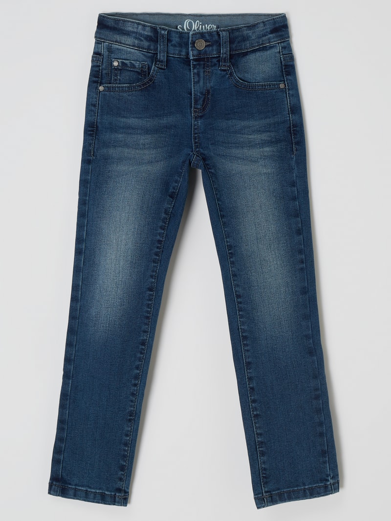 Slim Fit Jeans mit Stretch-Anteil Modell 'Brad' in jeans