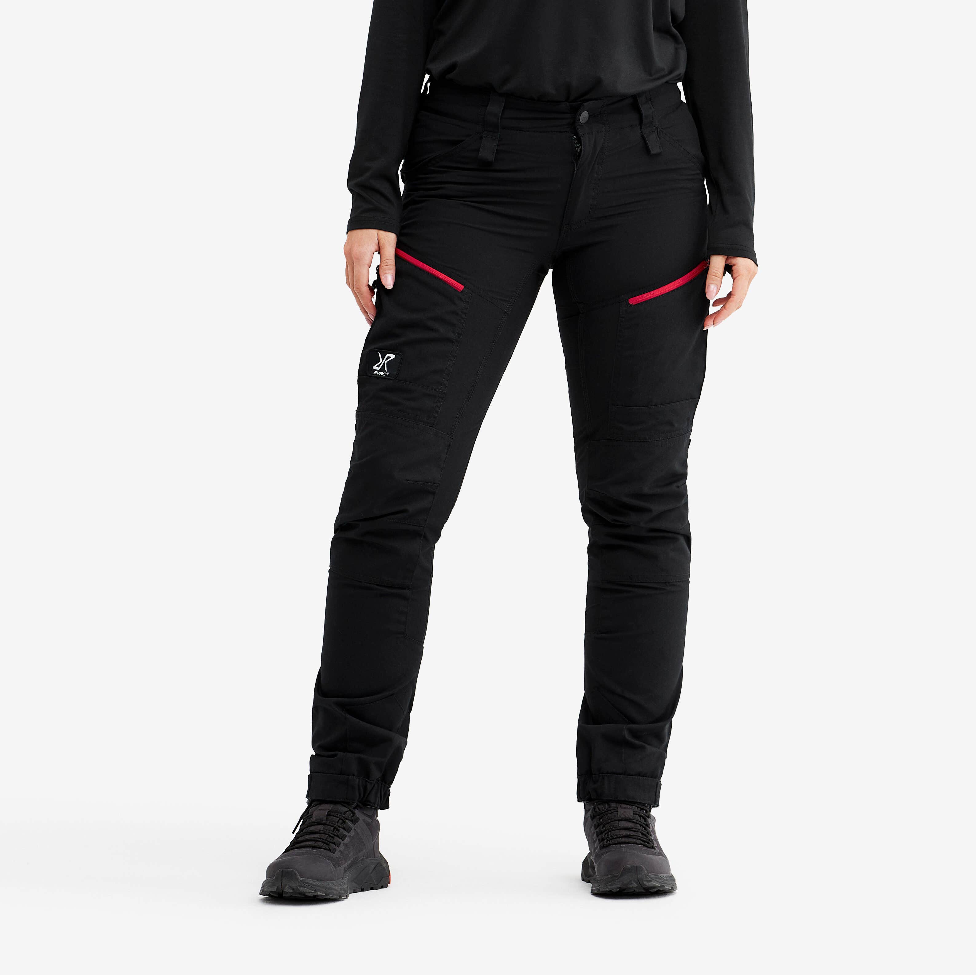 RVRC GP Pro Pants Femme Black/Red
