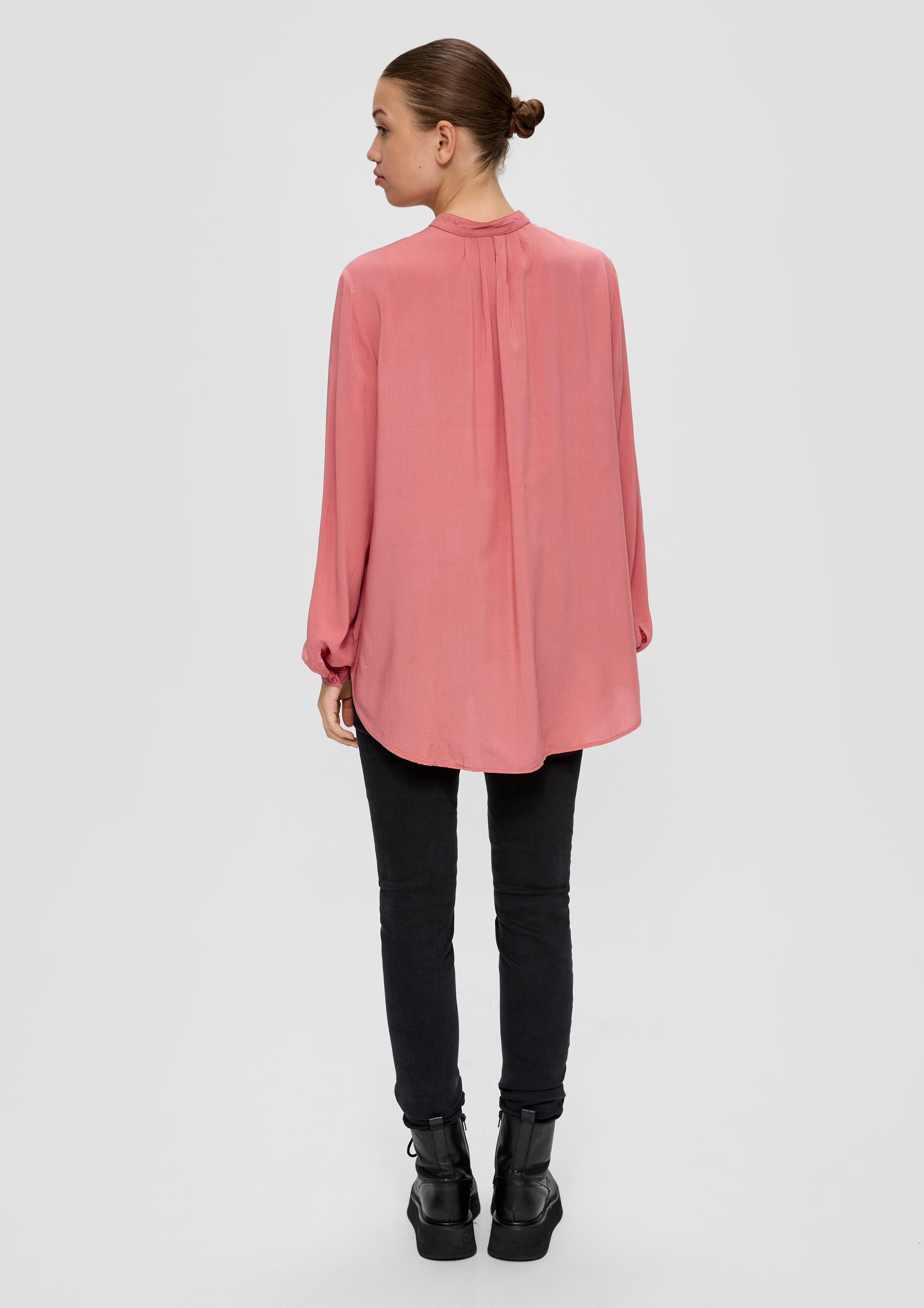 Viskosebluse mit gerafften Details  2130343-2038