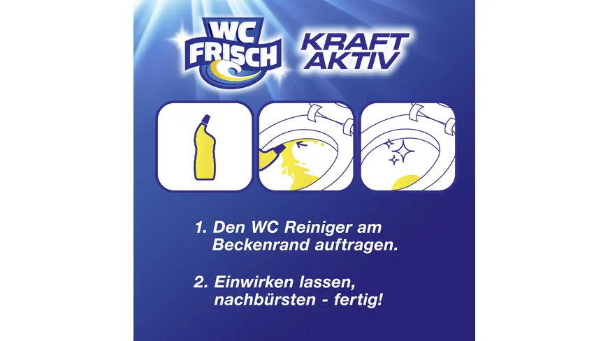 WC FRISCH Kraft Aktiv WC Reiniger Gel Lemon 750 ml 750 ml
