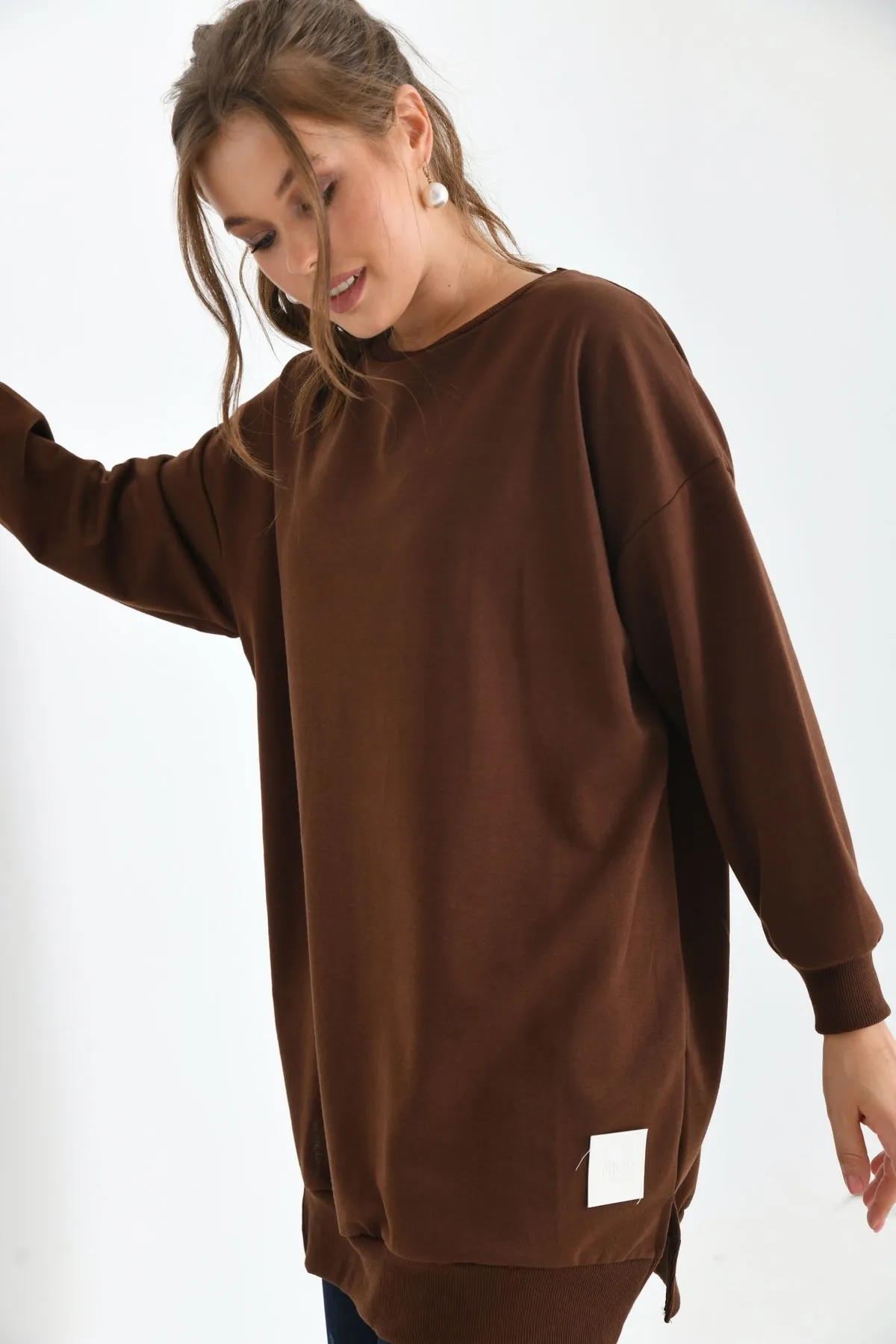 VOLT CLOTHİNG  Tuniken - Braun - Relaxed Fit