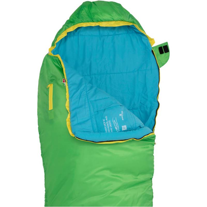 Grüezi Bag Kids Grow Colorful Kunstfaserschlafsack Kinder