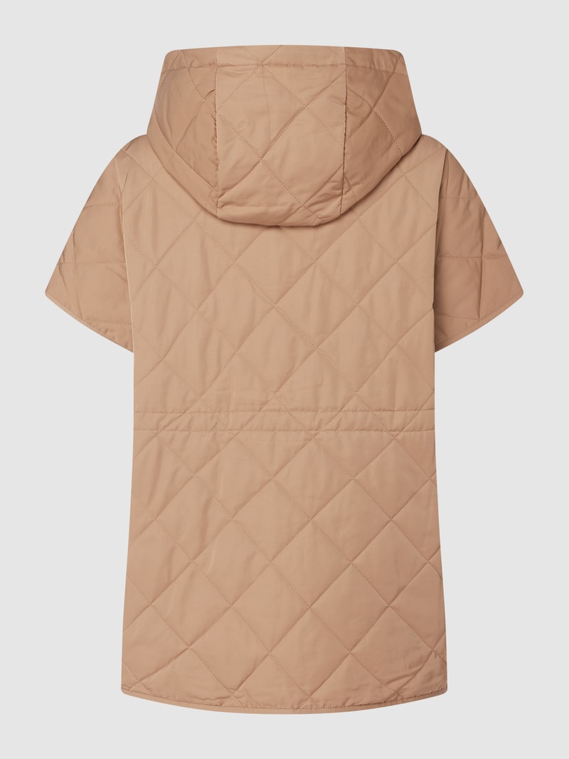 Steppweste mit Kapuze Modell 'Wiminia' in beige