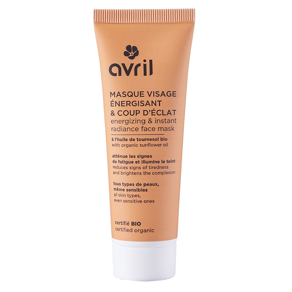Avril Masque visage énergisant & coup d’éclat50 ml - Certifié bio Soin visage