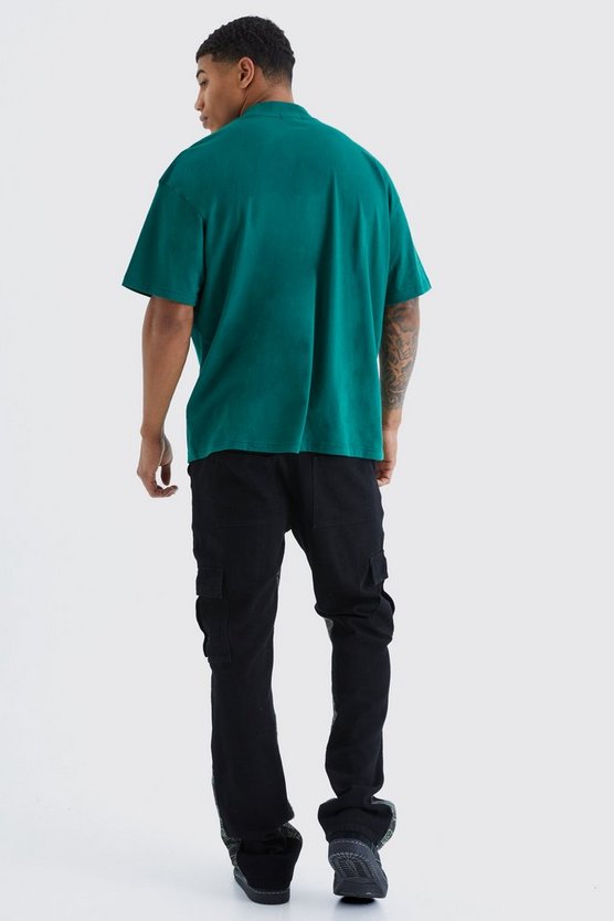 Slim-Fit Camouflage Cargohose