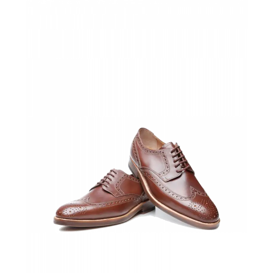 Heinrich Dinkelacker - Businessschuhe Derby LUZERN FULL-BROGUE AC Antikcalf - braun